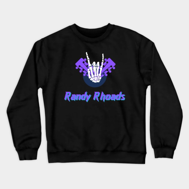 Randy Rhoads Crewneck Sweatshirt by eiston ic